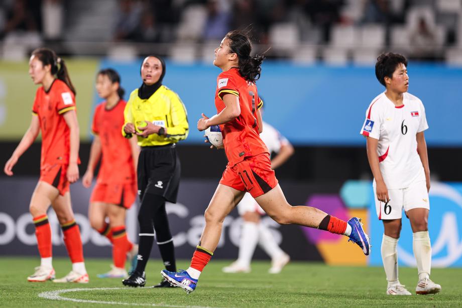开云部门-U17女足亚洲杯：刘雨希双响 中国队2-4朝鲜无缘决赛